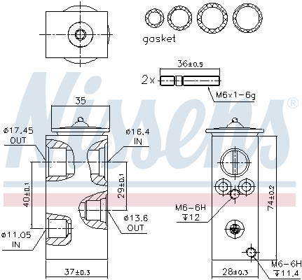 Nissens Airco expansieklep 999292