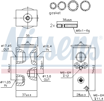 Nissens Airco expansieklep 999293