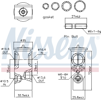 Nissens Airco expansieklep 999297