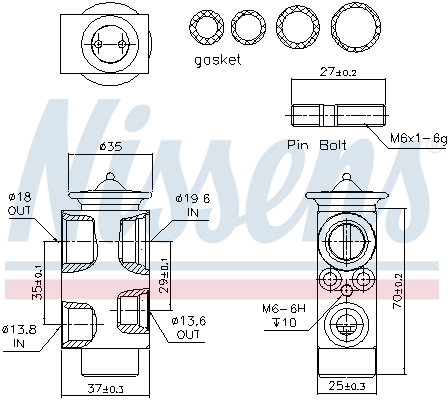 Nissens Airco expansieklep 999311