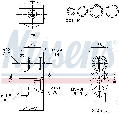 Nissens Airco expansieklep 999315