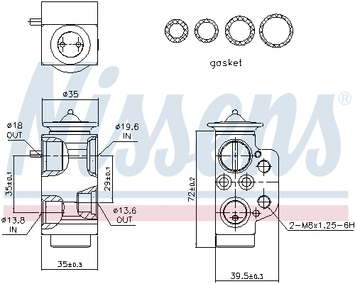 Nissens Airco expansieklep 999317