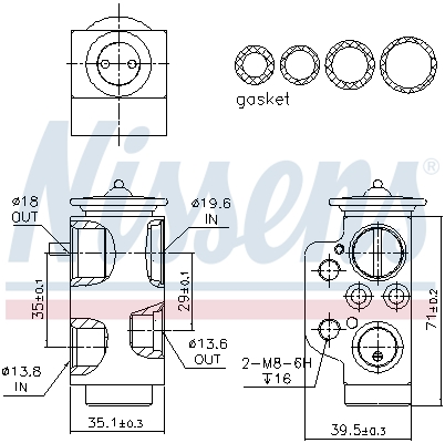 Nissens Airco expansieklep 999319