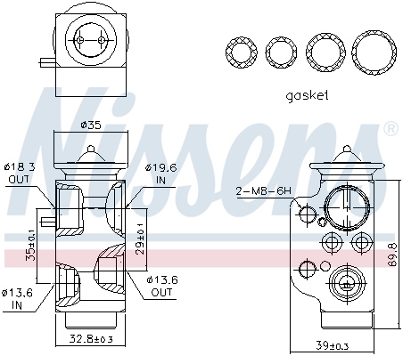 Nissens Airco expansieklep 999320