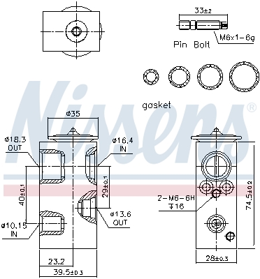 Nissens Airco expansieklep 999342