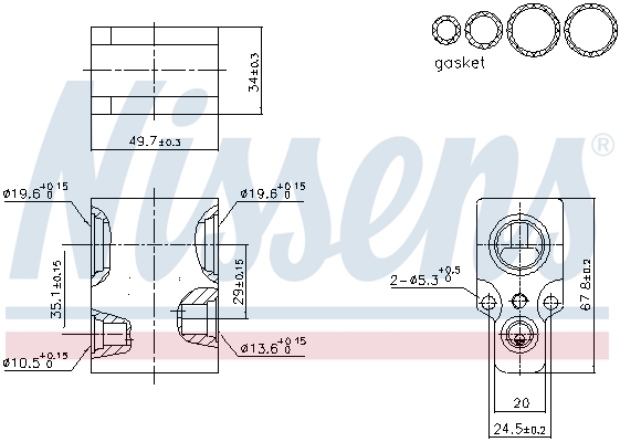 Nissens Airco expansieklep 999346