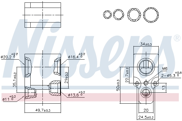 Nissens Airco expansieklep 999349