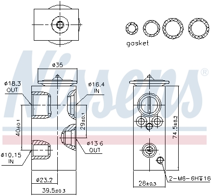 Nissens Airco expansieklep 999351