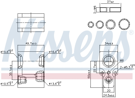 Nissens Airco expansieklep 999356