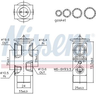 Nissens Airco expansieklep 999358