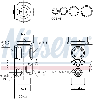 Nissens Airco expansieklep 999361