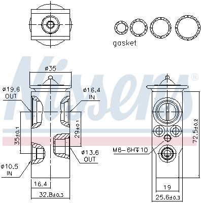 Nissens Airco expansieklep 999369