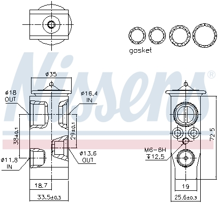 Nissens Airco expansieklep 999373