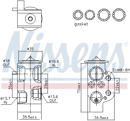 Nissens Airco expansieklep 999375