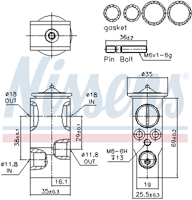 Nissens Airco expansieklep 999377