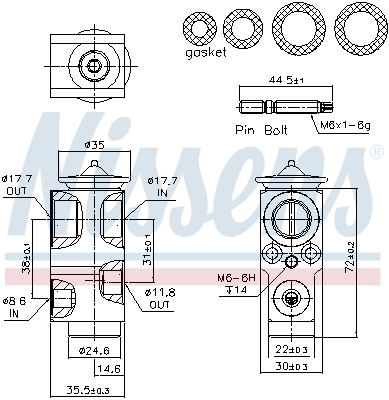 Nissens Airco expansieklep 999390