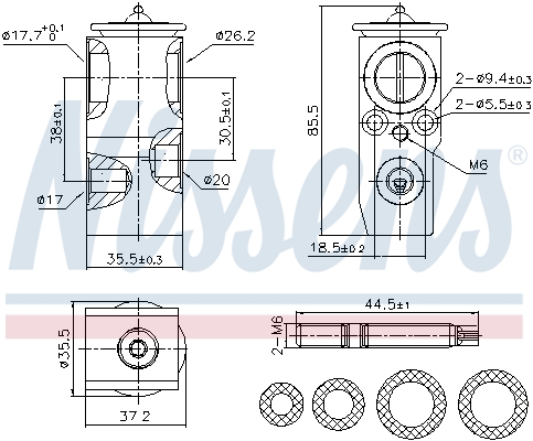 Nissens Airco expansieklep 999392