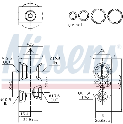 Nissens Airco expansieklep 999397