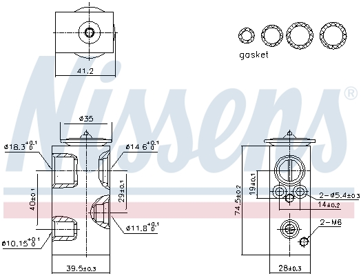 Airco expansieklep Nissens 999426