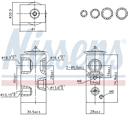 Airco expansieklep Nissens 999438