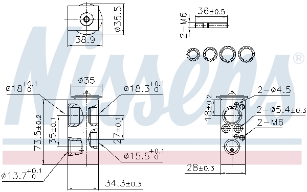 Nissens Airco expansieklep 999443