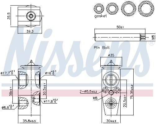 Airco expansieklep Nissens 999445