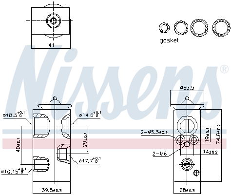 Airco expansieklep Nissens 999450