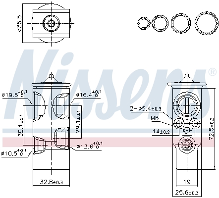 Airco expansieklep Nissens 999451