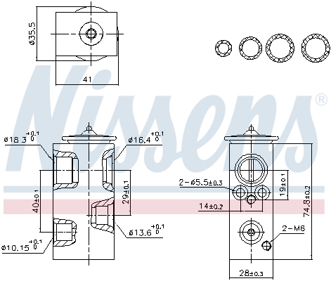 Airco expansieklep Nissens 999457