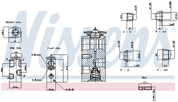 Nissens Expansieventiel, airconditioning 999460