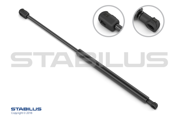 Gasveer, kofferruimte Stabilus 8014RE