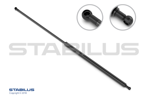 Gasveer, kofferruimte Stabilus 8339BK