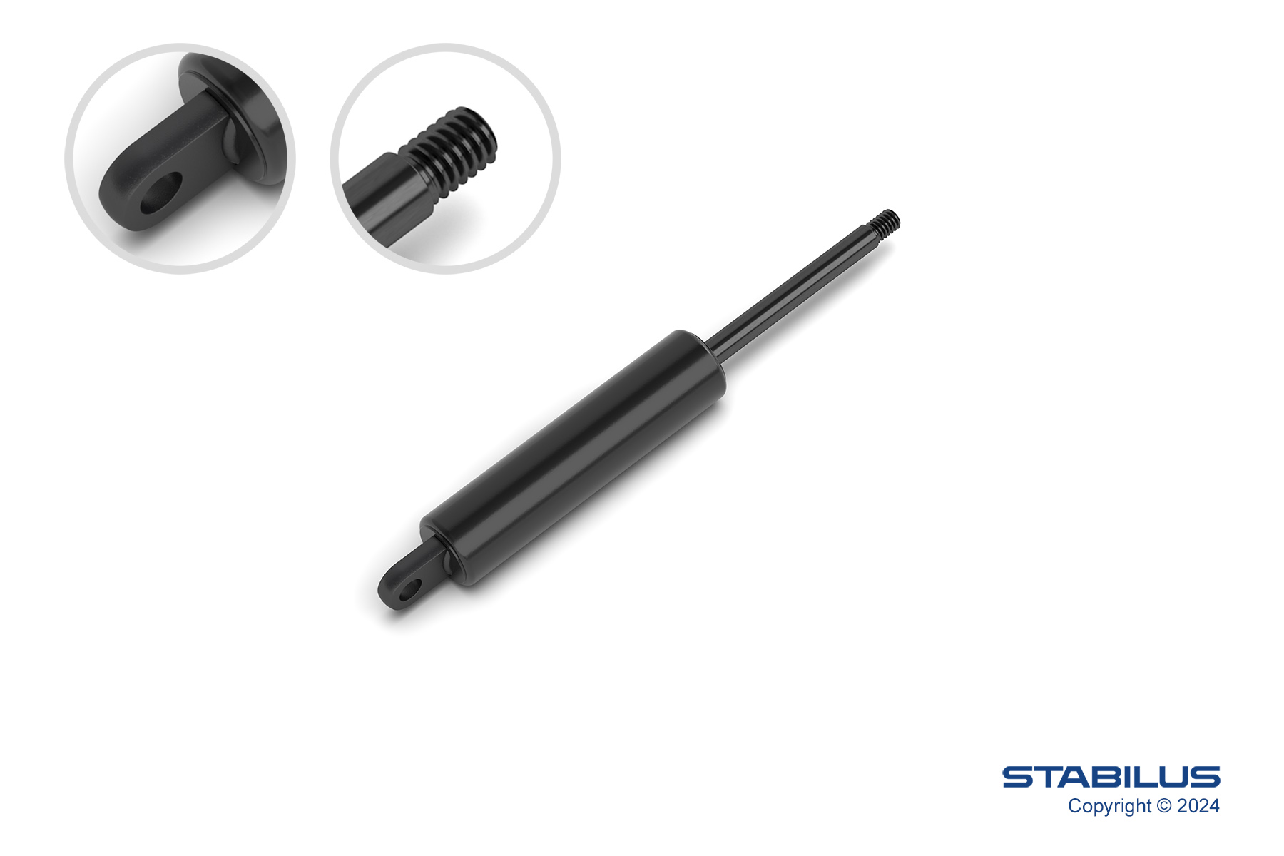 Gasveer, tankdeksel Stabilus 048553