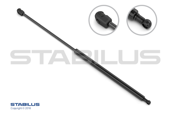 Gasveer, kofferruimte Stabilus 1408BB