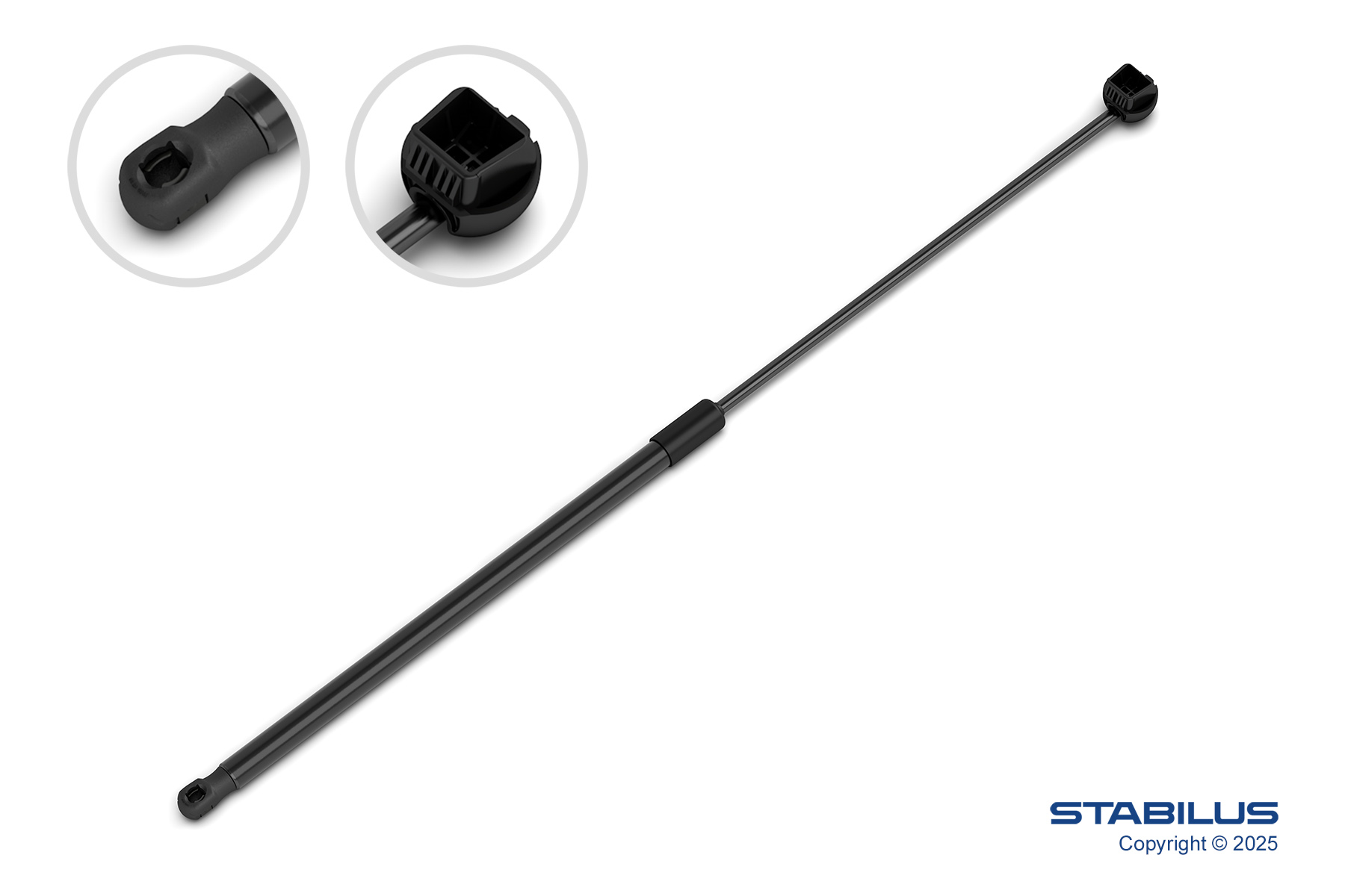 Gasveer, motorkap Stabilus 694835