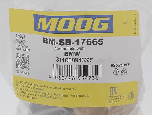 Moog Draagarmrubber BM-SB-17665
