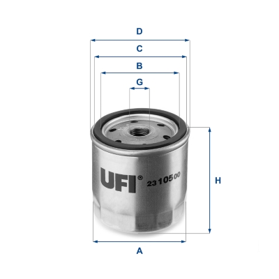 Oliefilter UFI 23.105.00