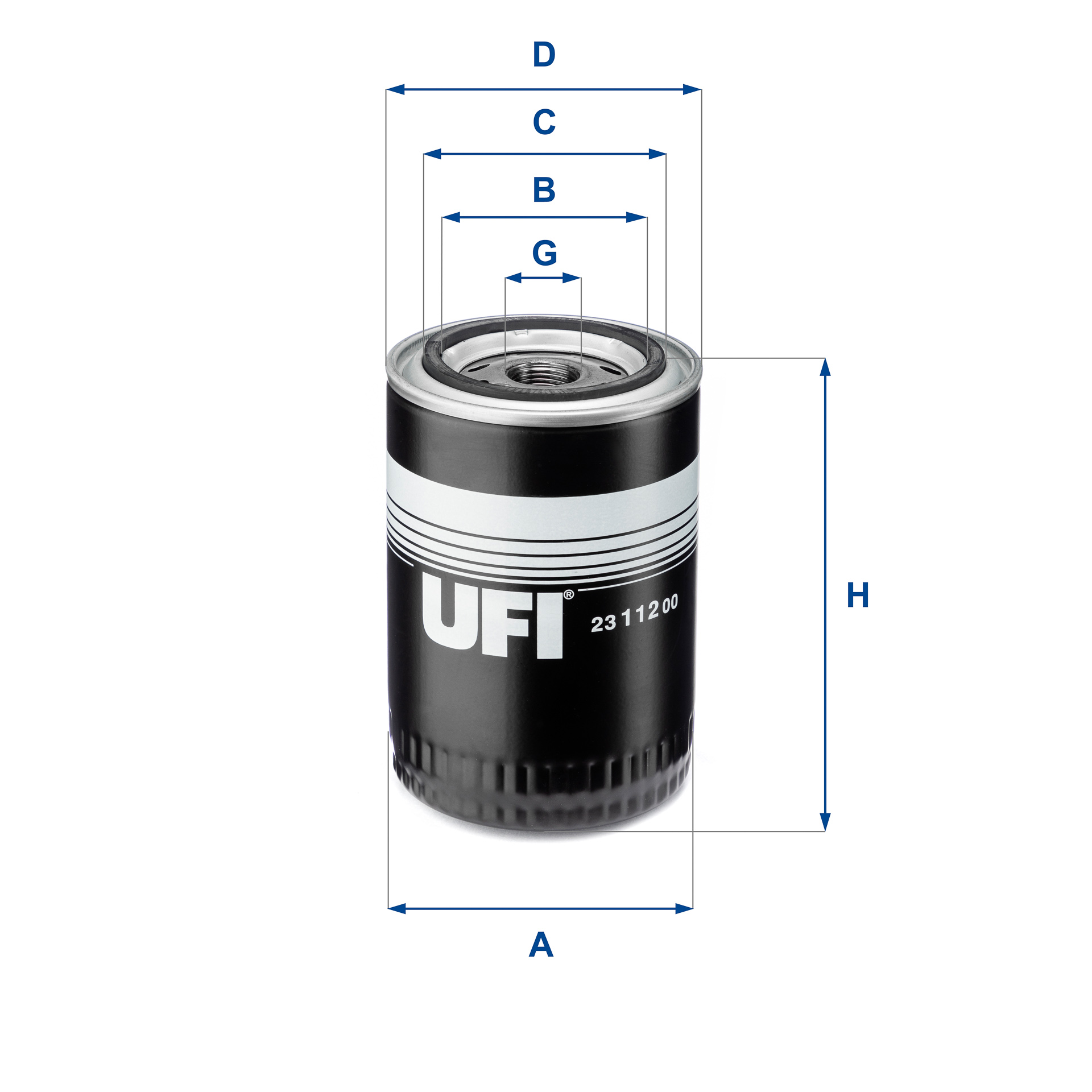 Oliefilter UFI 23.112.00