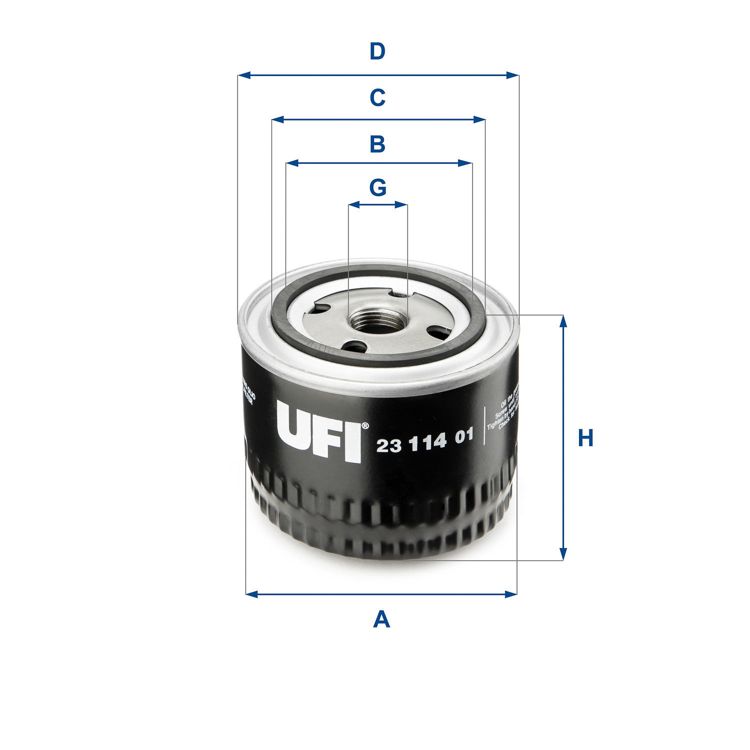 Oliefilter UFI 23.114.01