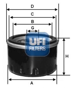 Oliefilter UFI 23.159.00