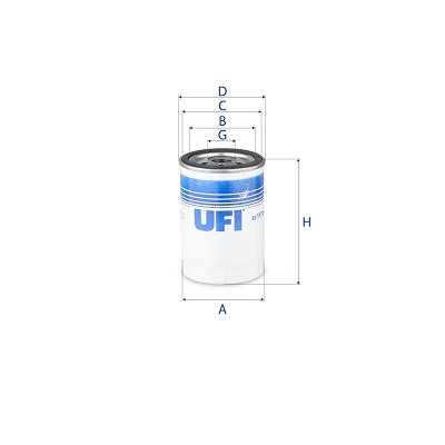 Oliefilter UFI 23.117.00