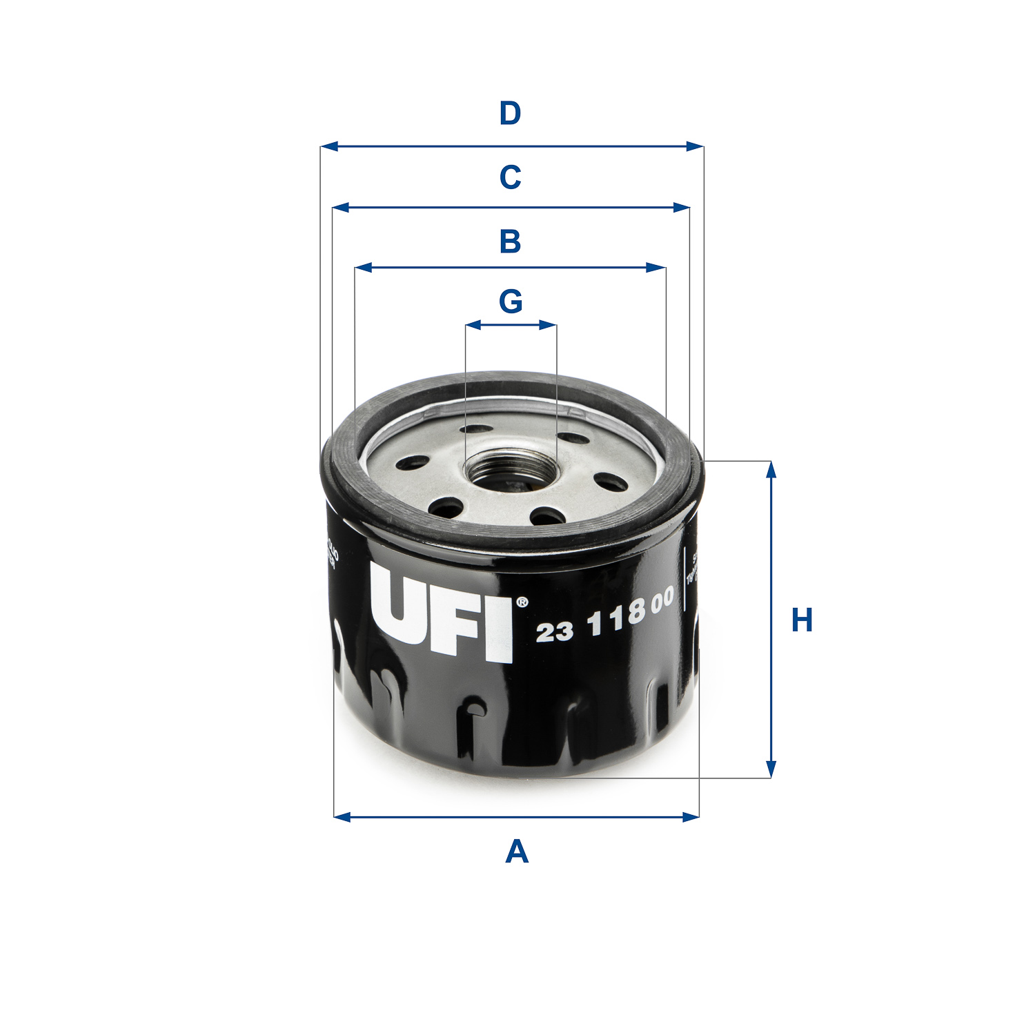 Oliefilter UFI 23.118.00