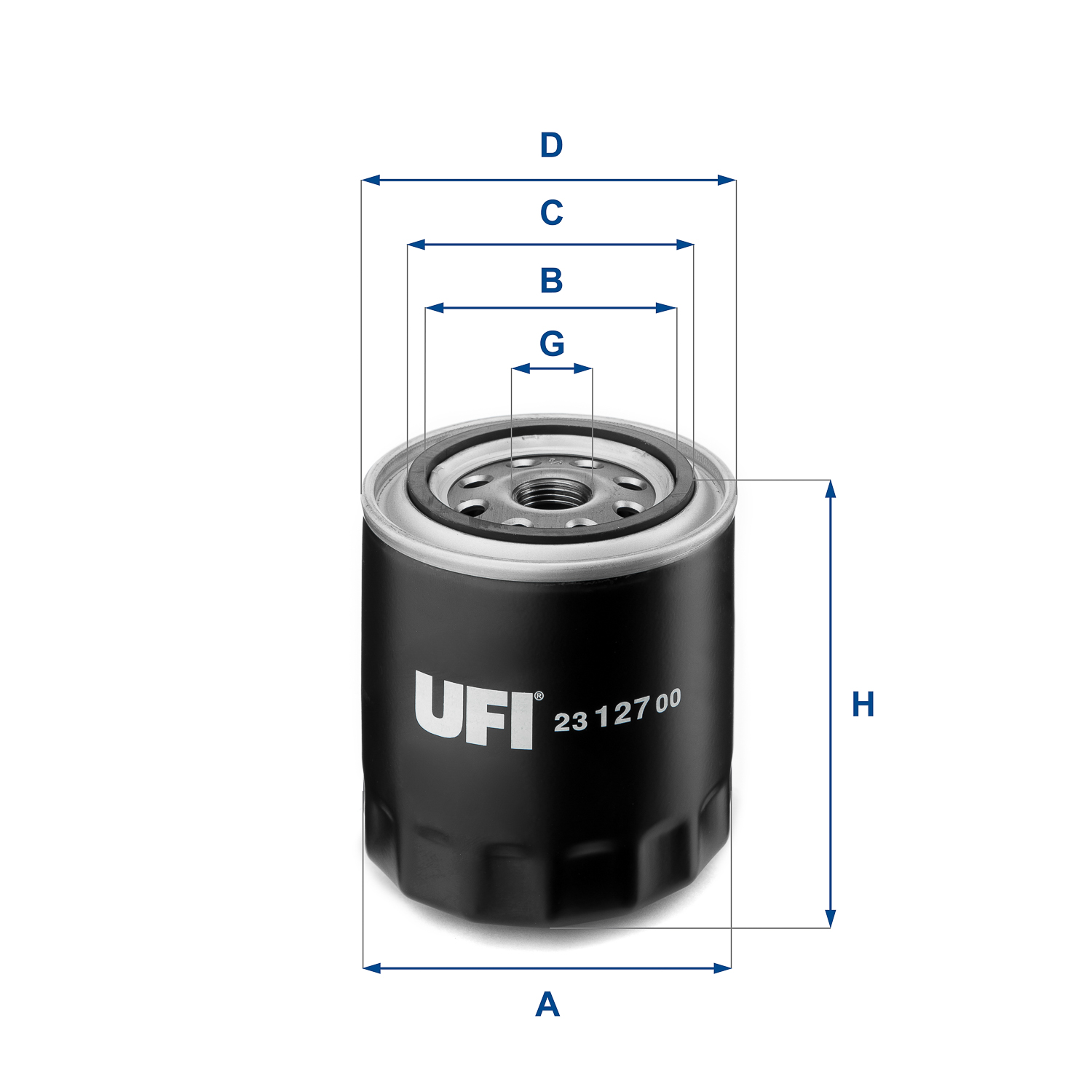 Oliefilter UFI 23.127.00