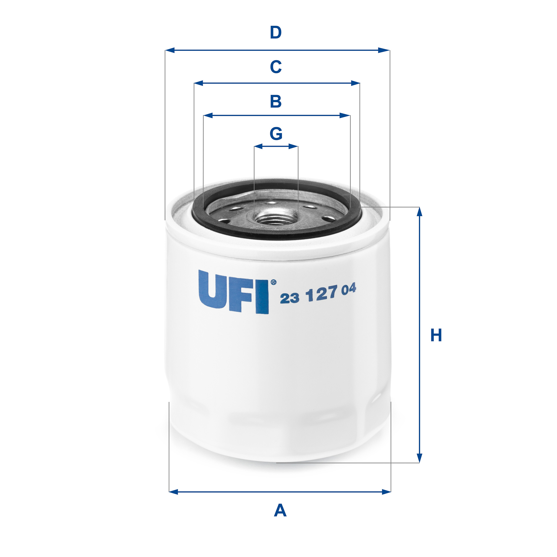 Oliefilter UFI 23.127.04