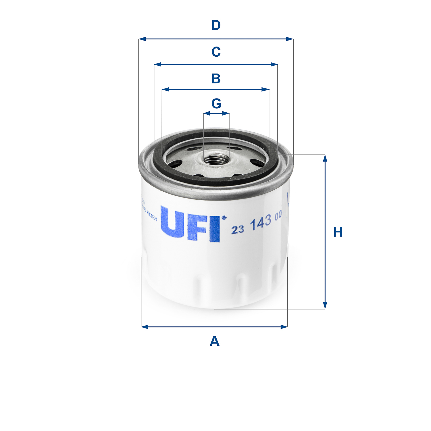 Hydrauliekfilter UFI 23.143.00