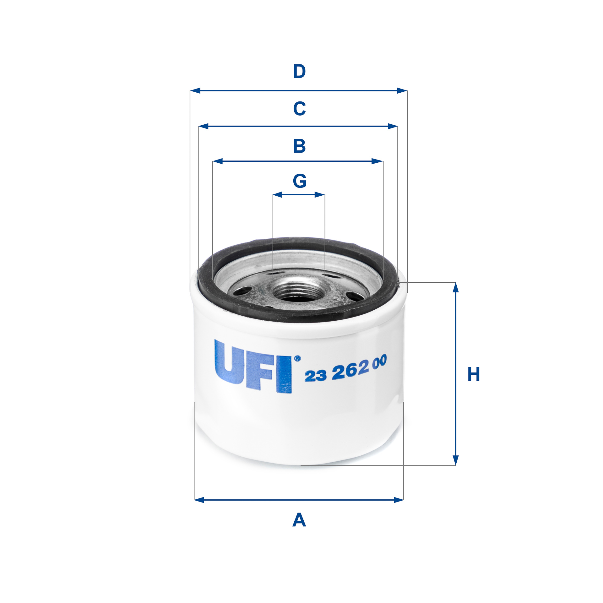 Oliefilter UFI 23.262.00