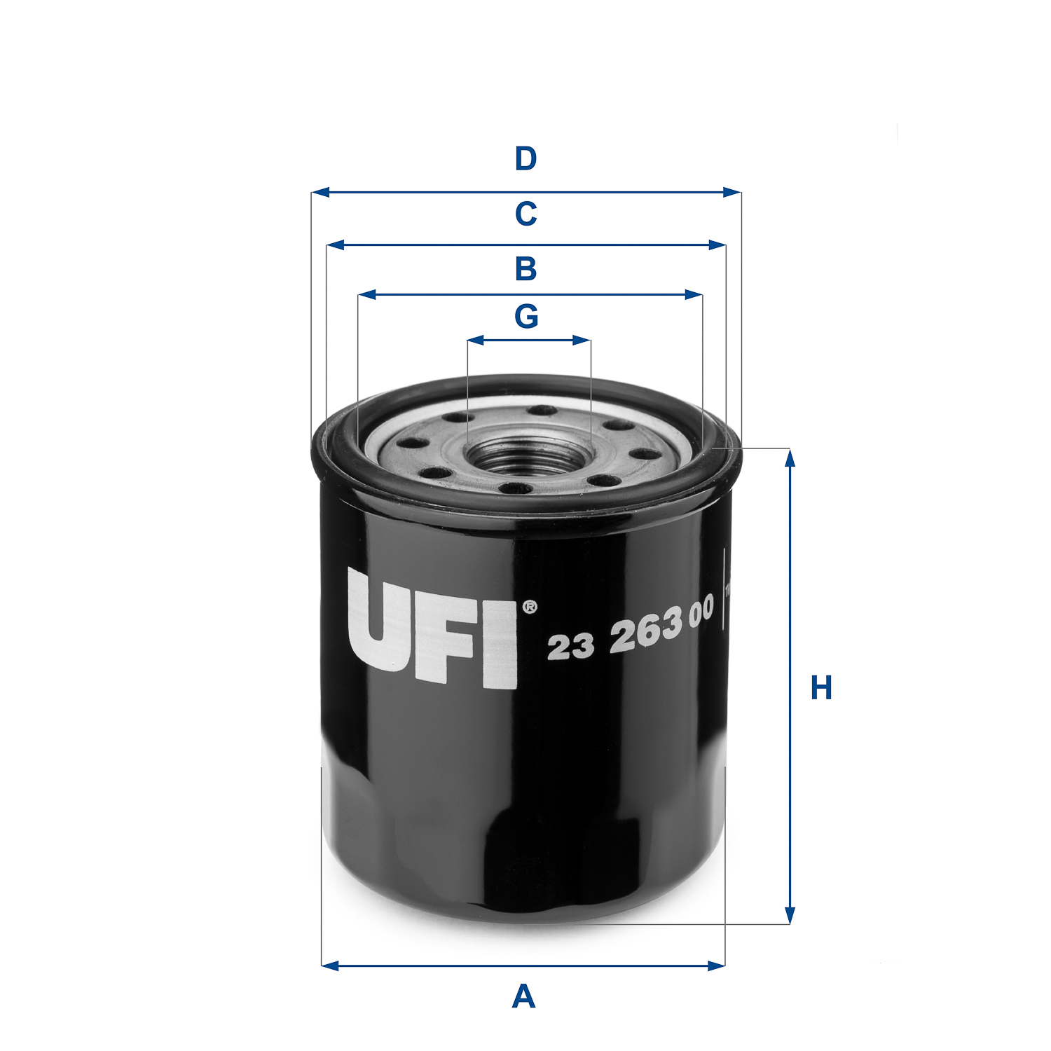 Oliefilter UFI 23.263.00