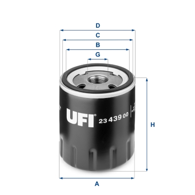 Oliefilter UFI 23.439.00