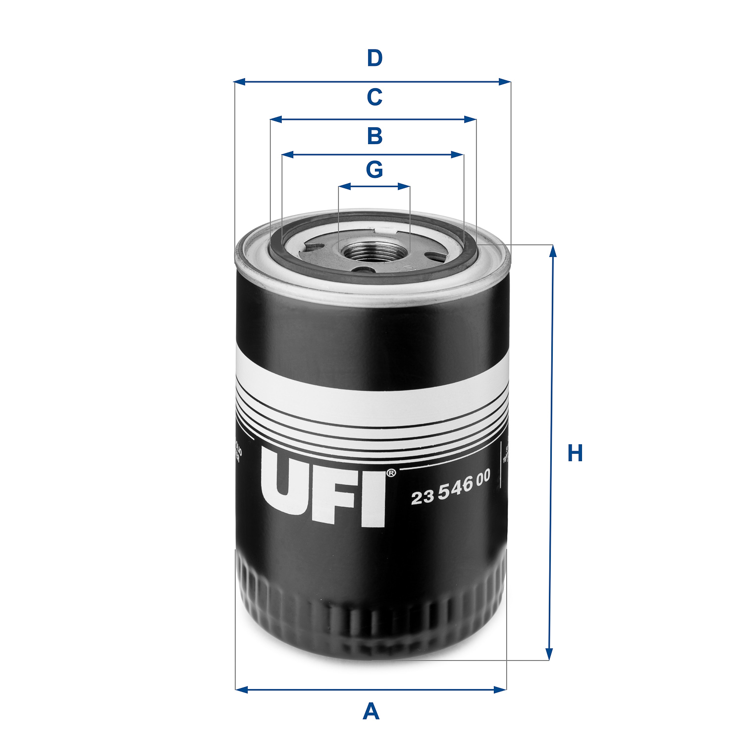 Oliefilter UFI 23.546.00