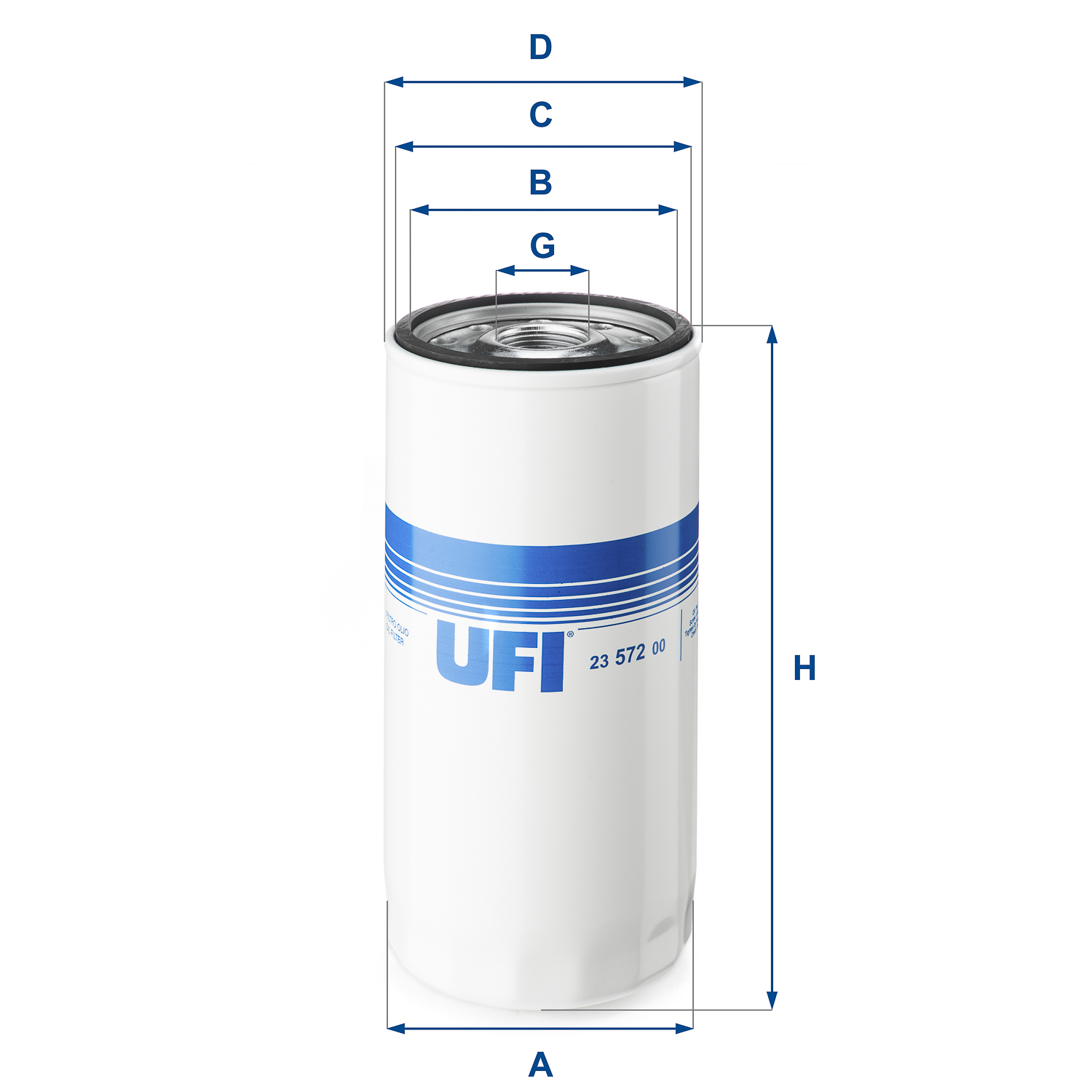 Oliefilter UFI 23.572.00